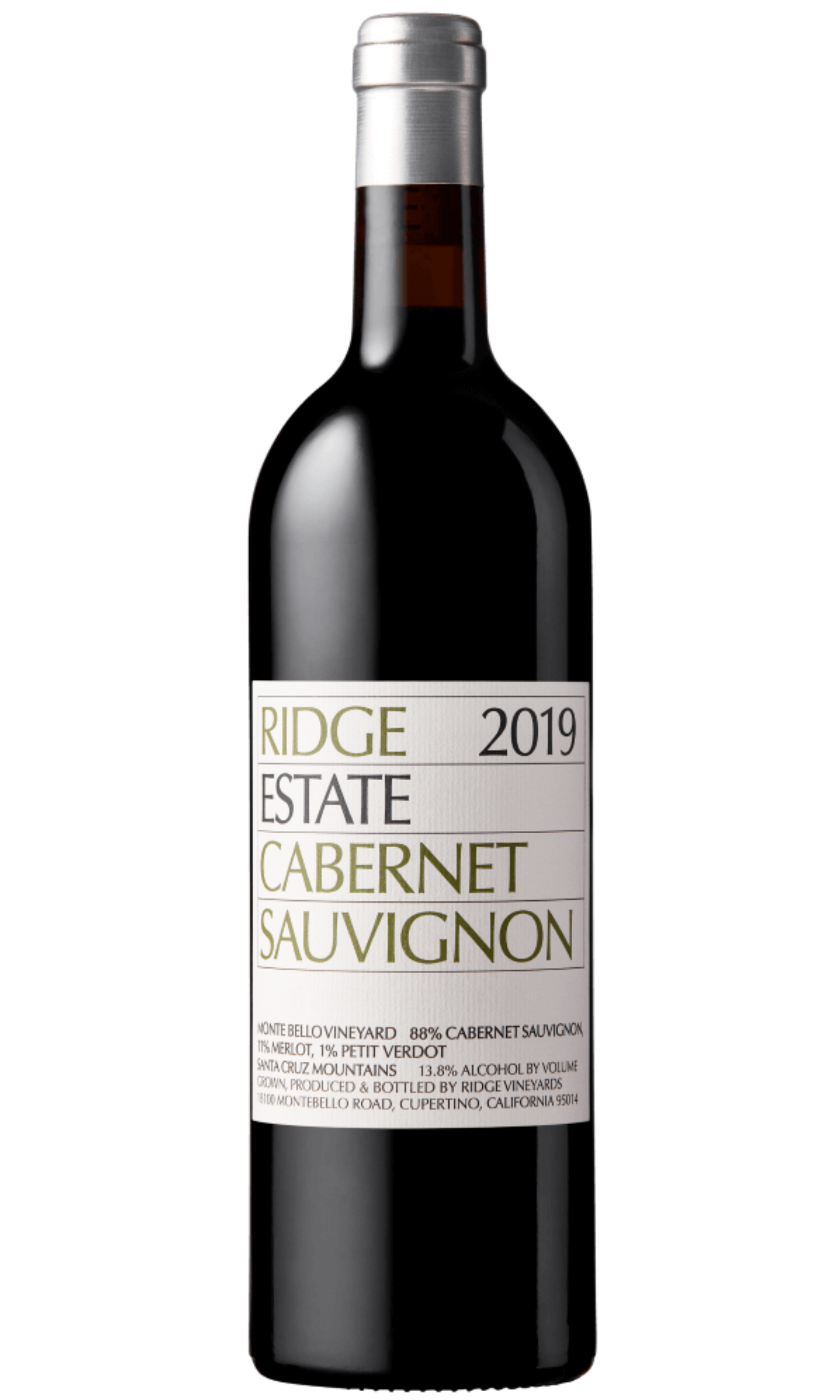 Ridge, Estate Cabernet Sauvignon, 2019 – The Allotment Wine Company